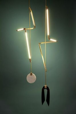 創意燈具設計一組 光影藝術與實用美學的完美融合