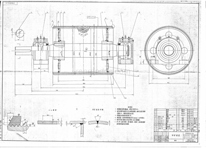 傳動滾筒DTⅡ03A 圖紙.pdf